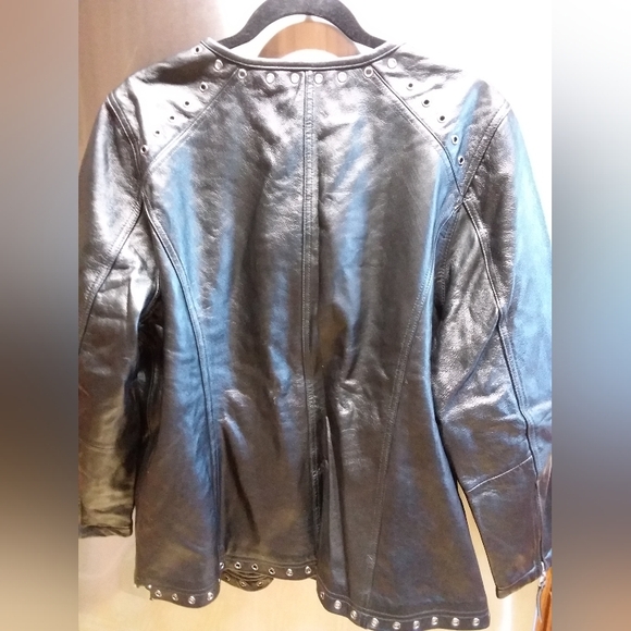 Bradley bayou genuine leather jacket Black size XL - Picture 3 of 4